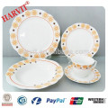 20pcs Cut Edge super branco porcelana Dinnerware Set